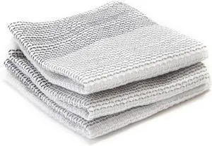 Tidy 100% Organic Cotton Dish Cloths 3 Pack, Kitchen Towels | Reusable and machine washable, these organic cotton cloths replace hundreds of singleuse paper towels Tidy 100% Organic Cotton Dish Cloths 3 Pack, Kitchen Towels | Reusable and machine washable, these organic cotton cloths replace hundreds of singleuse paper towels