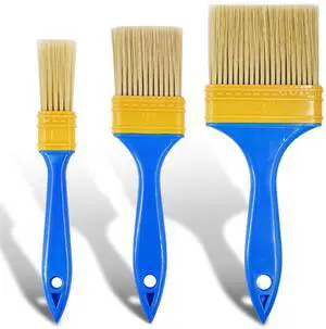 3 Pack Paint Brushes Set, Blue | Ideal for Priming, Painting, Varnishing, Wood, Walls and More 3 Pack Paint Brushes Set, Blue | Ideal for Priming, Painting, Varnishing, Wood, Walls and More