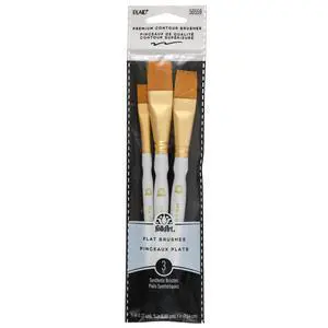 Plaid Nylon Brush Set, 50559 Brown (3-Piece) Plaid Nylon Brush Set, 50559 Brown (3-Piece)