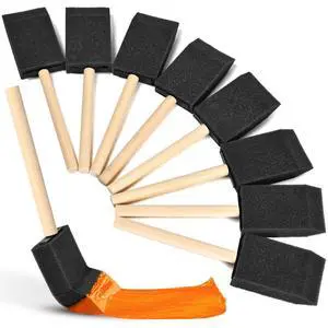 Foam Paint Brushes, 1.6 Inch, 8 Count, Sponge Paint Brush, Foam Brushes for Painting & Staining, Craft & Art Paint Sponges Foam Paint Brushes, 1.6 Inch, 8 Count, Sponge Paint Brush, Foam Brushes for Painting & Staining, Craft & Art Paint Sponges