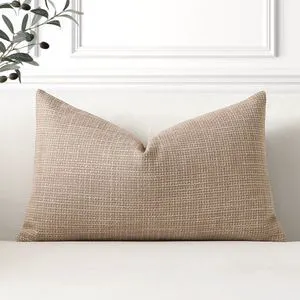 Linen Throw Pillow Cover Set of 1 Decorative Lumbar Pillowcases Cushion Covers 12x20 Inch for Home Decor Sofa Bedroom Car 30 x 50CM Light Coffee Linen Throw Pillow Cover Set of 1 Decorative Lumbar Pillowcases Cushion Covers 12x20 Inch for Home Decor Sofa Bedroom Car 30 x 50CM Light Coffee