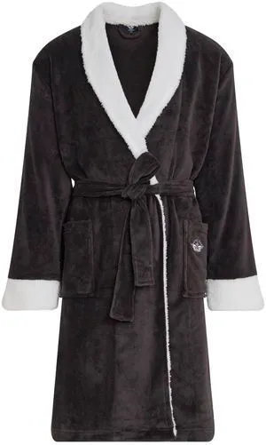 Mens Bath Robe for Men Plush Sherpa Shower Robe with Pockets Mens Bath Robe for Men Plush Sherpa Shower Robe with Pockets