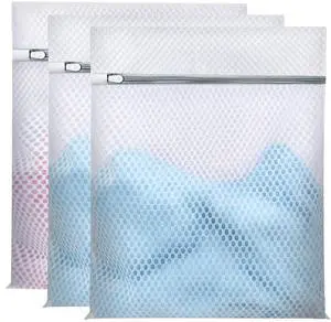 Laundry Bags Mesh Wash Bags for Delicates, Upgraded Honeycomb & Fine Mesh, Extra Durable with Sturdy Zippers, Protect Clothes in Washing Machine Essentials for Home, College & Dorm, 16 x 20 in 3-Pack Laundry Bags Mesh Wash Bags for Delicates, Upgraded Honeycomb & Fine Mesh, Extra Durable with Sturdy Zippers, Protect Clothes in Washing Machine Essentials for Home, College & Dorm, 16 x 20 in 3-Pack