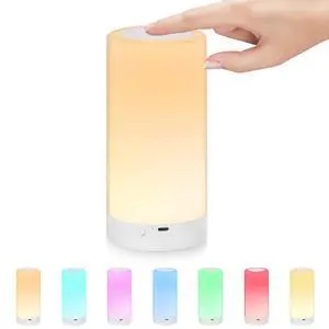 Night Light Touch Control RGB Rechargeable Bedside Lamp Dimmable Night Light Touch Control RGB Rechargeable Bedside Lamp Dimmable