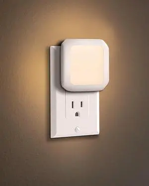 Night Light Plug in 2 Pack - Bedroom for Kids Baby Nursery Adjustable Brightness - 3000K Warm Lights LED Dusk to Dawn Bathroom Hallway Lamp for Toilet Night Light Plug in 2 Pack - Bedroom for Kids Baby Nursery Adjustable Brightness - 3000K Warm Lights LED Dusk to Dawn Bathroom Hallway Lamp for Toilet