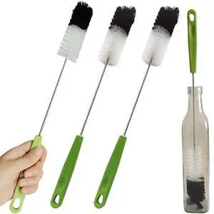 2 Pack 16" Water Bottle Brush for Cleaning, Dokpod Long Handle Bottle Cleaner Brush, Narrow Bottle Scrubber Brush, Hummingbird Feeder Cleaning Brushes, Cup Cleaner Brush, Meat Grinder Brush, for Pipe 2 Pack 16" Water Bottle Brush for Cleaning, Dokpod Long Handle Bottle Cleaner Brush, Narrow Bottle Scrubber Brush, Hummingbird Feeder Cleaning Brushes, Cup Cleaner Brush, Meat Grinder Brush, for Pipe