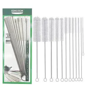 12 PCS Straw Cleaner Brush kit with 2mm-25mm /6.5-10 INCH for Tube and Pipe.Tumbler, Sippy Cup, Bottle with Straw,Hummingbird feeders and Drinking Straw, Brushes for Cleaning Tanks 12 PCS Straw Cleaner Brush kit with 2mm-25mm /6.5-10 INCH for Tube and Pipe.Tumbler, Sippy Cup, Bottle with Straw,Hummingbird feeders and Drinking Straw, Brushes for Cleaning Tanks