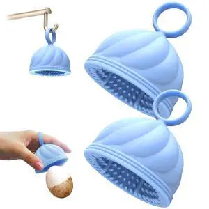 Washer for Fresh Eggs - Upgraded 2.0 Silicone Egg Scrubber | Farm Fresh Egg & Vegetable Scrubber | Dishwasher Safe, Gentle on Shells (Blue 2 Pcs) Washer for Fresh Eggs - Upgraded 2.0 Silicone Egg Scrubber | Farm Fresh Egg & Vegetable Scrubber | Dishwasher Safe, Gentle on Shells (Blue 2 Pcs)