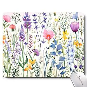 Beautiful Floral Plants Mouse Pad,Purple Flowers Mouse Pads for Desk,Soft Cute Computer Mouse Mat Washable Mousepad Computer Mouse Pads for Women,Square Waterproof Non-Slip Rubber Base MousePads Beautiful Floral Plants Mouse Pad,Purple Flowers Mouse Pads for Desk,Soft Cute Computer Mouse Mat Washable Mousepad Computer Mouse Pads for Women,Square Waterproof Non-Slip Rubber Base MousePads