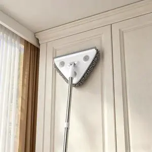 Wall Cleaner Mop with Long Handle, Baseboard Cleaner Tool with Extension Pole & Squeegee, 3-in-1 Ceiling Cleaning Tool Duster with 3 Microfiber and 3 Chenille Pads for Washing Window, Floor, Cabinet Wall Cleaner Mop with Long Handle, Baseboard Cleaner Tool with Extension Pole & Squeegee, 3-in-1 Ceiling Cleaning Tool Duster with 3 Microfiber and 3 Chenille Pads for Washing Window, Floor, Cabinet