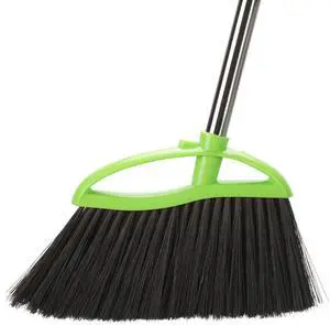 Soft Bristle Indoor Broom, Angle Kitchen Broom for Hardwood Floor Cleaning Soft Bristle Indoor Broom, Angle Kitchen Broom for Hardwood Floor Cleaning