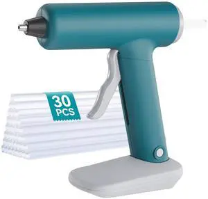 Cordless Hot Glue Gun, Fast Preheating with 30 Premium Sticks Set, Smart Safety Control Anti-Drip, 2.6Ah Type-C Rechargeable for Crafts DIY Arts, Creative Decorations & Repairs Cordless Hot Glue Gun, Fast Preheating with 30 Premium Sticks Set, Smart Safety Control Anti-Drip, 2.6Ah Type-C Rechargeable for Crafts DIY Arts, Creative Decorations & Repairs