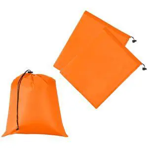 Drawstring Bag with Toggle, Stuff Sack String Waterproof Travel Storage Bags Cinch Stuff Pouch 10" x 12" & 3 Pack & Orange -Fitting for (Gym/Traveling/Hiking/Yoga/Office/Shoes) Drawstring Bag with Toggle, Stuff Sack String Waterproof Travel Storage Bags Cinch Stuff Pouch 10" x 12" & 3 Pack & Orange -Fitting for (Gym/Traveling/Hiking/Yoga/Office/Shoes)