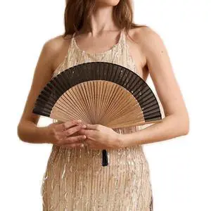 Handheld Fan for Women Foldable, Vintage Bamboo Folding Hand Fan for line dancing, Party Handheld Fan for Women Foldable, Vintage Bamboo Folding Hand Fan for line dancing, Party