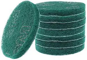 8Pcs Scrub Pads Round Scrubber Scouring Pads Abrasive Scuffing Tool 8Pcs Scrub Pads Round Scrubber Scouring Pads Abrasive Scuffing Tool