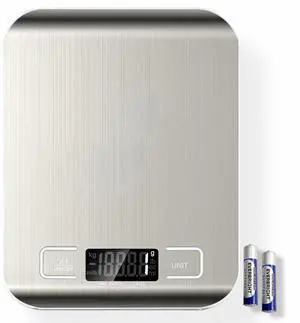 Digital Kitchen Scale, Food Scale in Grams & Ounces, 1g Precision for Cooking, Baking & Meal Prep, Stainless Steel with LCD Display, Tare Function, Compact for Diet & Coffee Use Digital Kitchen Scale, Food Scale in Grams & Ounces, 1g Precision for Cooking, Baking & Meal Prep, Stainless Steel with LCD Display, Tare Function, Compact for Diet & Coffee Use