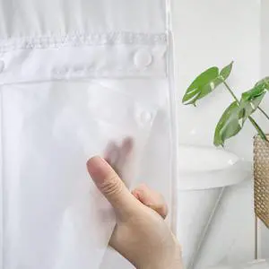 1 Pack PEVA Snap-in Shower Curtain Liner Replacement,Compatible with No Hook Shower Curtain with Snap in Liner, Removable & Water-Repellent,Machine Washable,70x54,Frost 1 Pack PEVA Snap-in Shower Curtain Liner Replacement,Compatible with No Hook Shower Curtain with Snap in Liner, Removable & Water-Repellent,Machine Washable,70x54,Frost