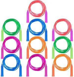 10 Pack Kids Jump Rope Set Colorful Outdoor Jump Ropes 7.3 Feet Jumping Ropes Great Birthday Party Sports Activities Favors Gift 10 Pack Kids Jump Rope Set Colorful Outdoor Jump Ropes 7.3 Feet Jumping Ropes Great Birthday Party Sports Activities Favors Gift