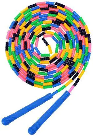 Dutch Jump Rope 16 FT 1 Pack/2 Pack, Long Soft Beaded Jump Rope, Adjustable Segmented Skipping Rope for Kids Adults, Multiplayer Jumping Rope for Fitness Outdoor (1 Pack Blue) Dutch Jump Rope 16 FT 1 Pack/2 Pack, Long Soft Beaded Jump Rope, Adjustable Segmented Skipping Rope for Kids Adults, Multiplayer Jumping Rope for Fitness Outdoor (1 Pack Blue)