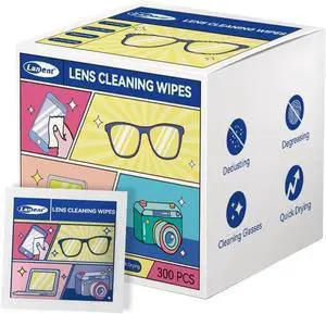 6 * 12cm, 300 PCS Lens Cleaning Wipes for Glasses Cleaner Wipes, Lens Wipes for Glasses/Sunglasses, Phones, iPads, Eyeglasses, Tablets, Laptops, Computers, Mirrors, Lens Wipes Individually Wrapped 6 * 12cm, 300 PCS Lens Cleaning Wipes for Glasses Cleaner Wipes, Lens Wipes for Glasses/Sunglasses, Phones, iPads, Eyeglasses, Tablets, Laptops, Computers, Mirrors, Lens Wipes Individually Wrapped