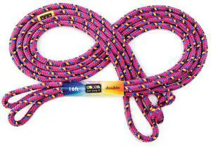16' Foot Single Jump Rope - Active Outdoor Youth Fitness - Double Dutch Length - Red Confetti 16' Foot Single Jump Rope - Active Outdoor Youth Fitness - Double Dutch Length - Red Confetti