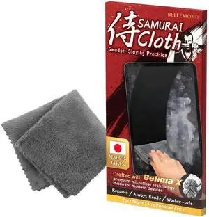 Samurai ClothJapanese Microfiber Cleaning Cloth | Washable, Reusable, Lint Free Cloth for Phones, Laptops, Lenses, Screens & Electronics | Made in Japan | Small Samurai ClothJapanese Microfiber Cleaning Cloth | Washable, Reusable, Lint Free Cloth for Phones, Laptops, Lenses, Screens & Electronics | Made in Japan | Small