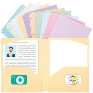 Plastic Folders with Pockets, 3 Hole Punch Folders for 3 Ring Binder, 10 Pastel Colors, Heavy Duty File Folders for School Office Supplies(10pcs) Plastic Folders with Pockets, 3 Hole Punch Folders for 3 Ring Binder, 10 Pastel Colors, Heavy Duty File Folders for School Office Supplies(10pcs)