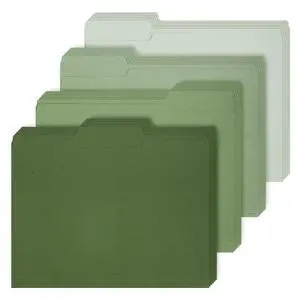 24 Pack Sage Green File Folders Letter Size 1/3 Cut Tab Gradient Green File Pockets 8.9 x 11.6 Inch 4 Colors Paper Folders for Documents Business Office School Classroom Home Supplies 24 Pack Sage Green File Folders Letter Size 1/3 Cut Tab Gradient Green File Pockets 8.9 x 11.6 Inch 4 Colors Paper Folders for Documents Business Office School Classroom Home Supplies
