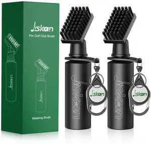 2 Pack Pro Golf Club Cleaner Brush Combo with Squeeze Water Bottle 7.5 Inches Holds 4 Ounces of Water, Essentials Golf Accessories for Men, Best Golf Gifts for Men 2 Pack Pro Golf Club Cleaner Brush Combo with Squeeze Water Bottle 7.5 Inches Holds 4 Ounces of Water, Essentials Golf Accessories for Men, Best Golf Gifts for Men