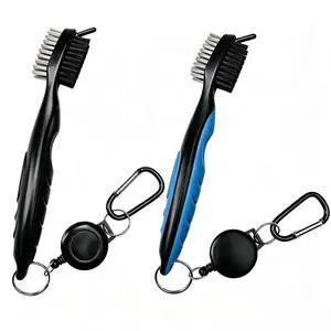 Golf Club Brush Groove Cleaner, 2 Pack Golf Groove Brush for Easily Attaches to Golf Bag Golf Club Brush Groove Cleaner, 2 Pack Golf Groove Brush for Easily Attaches to Golf Bag