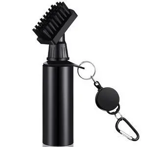 1 Pack Golf Clubs Cleaning Water Brush, Retractable Aluminum Climbing Hook Golf Club Groove Cleaner, Nylon Brush Head and Squeeze Water Bottle Holds 4 Ounces 1 Pack Golf Clubs Cleaning Water Brush, Retractable Aluminum Climbing Hook Golf Club Groove Cleaner, Nylon Brush Head and Squeeze Water Bottle Holds 4 Ounces