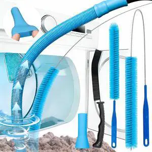 Dryer Vent Cleaner Kit,5 Piece Universal Vent Cleaner with Vacuum Attachment,Dryer Lint Brush, and Hose for Clothes Dryer-Lint Trap Cleaning Tool for Combo Washer Dryer Cleaning Kit Dryer Vent Cleaner Kit,5 Piece Universal Vent Cleaner with Vacuum Attachment,Dryer Lint Brush, and Hose for Clothes Dryer-Lint Trap Cleaning Tool for Combo Washer Dryer Cleaning Kit