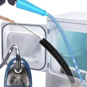 Sealegend 2Pcs Dryer Vent Cleaner Kit - Vacuum Hose Attachment & Lint Brush Sealegend 2Pcs Dryer Vent Cleaner Kit - Vacuum Hose Attachment & Lint Brush
