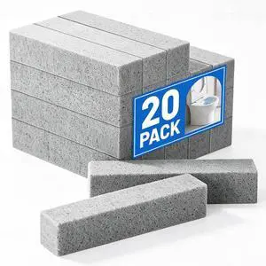 20 Pack Pumice Stone Toilet Bowl Cleaner, Piedra Pomez Scouring Stick 20 Pack Pumice Stone Toilet Bowl Cleaner, Piedra Pomez Scouring Stick