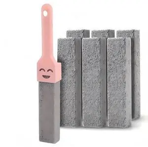 Pack Pumice Stone for Cleaning,Pumie Scouring Stick with Handle, Heavy Duty Toilet Pumice Stone for Toilet, Hard Water Toilet Ring Remover, for Toil, Pool Tile, Sink, and Bathroom Pack Pumice Stone for Cleaning,Pumie Scouring Stick with Handle, Heavy Duty Toilet Pumice Stone for Toilet, Hard Water Toilet Ring Remover, for Toil, Pool Tile, Sink, and Bathroom
