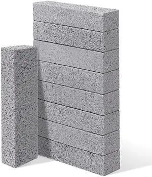 10-Pack Pumice Stone for Toilet Bowl, Sink, Grill & Pool Cleaning 10-Pack Pumice Stone for Toilet Bowl, Sink, Grill & Pool Cleaning