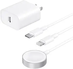 Fast Charger for Apple Watch Charger,2-in-1 USB C Charger Plug with 4FT iWatch Portable Wireless Fast Charging Cord Compatible with Apple Watch Ultra Series 10/9/8/7/SE/6/5/4/3/2/1/iPhone 14/13/12/11 Fast Charger for Apple Watch Charger,2-in-1 USB C Charger Plug with 4FT iWatch Portable Wireless Fast Charging Cord Compatible with Apple Watch Ultra Series 10/9/8/7/SE/6/5/4/3/2/1/iPhone 14/13/12/11
