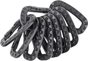 Tactical Carabiner Keychain (Black) Tactical Carabiner Keychain (Black)