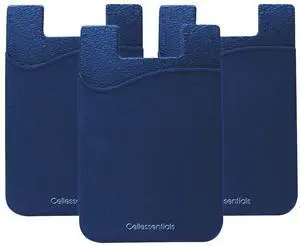 USA Merchant Redesigned Card Holder - Silicone Stick on Cell Phone Wallet with Pocket for Credit Card ID Business Card - iPhone Android & Smartphones (Navy) USA Merchant Redesigned Card Holder - Silicone Stick on Cell Phone Wallet with Pocket for Credit Card ID Business Card - iPhone Android & Smartphones (Navy)