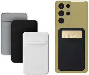3 Pack Adhesive Phone Wallet Stick On for Back of Phone 3 Pack Adhesive Phone Wallet Stick On for Back of Phone