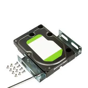 HDD Hard Drive Metal Mounting Bracket Adapter, Convert Any 3.5 in HDD Into One 5.25 in Drive Bay1x3.5 to 5.25 in HDD Hard Drive Metal Mounting Bracket Adapter, Convert Any 3.5 in HDD Into One 5.25 in Drive Bay1x3.5 to 5.25 in