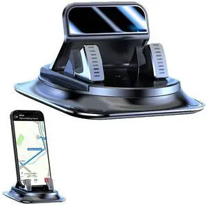 360 Degree Rotation Dashboard Phone Holder for Car, Car Phone Mount, Non-Slip Dashboard Navigation Bracket with One-Hand Operation, Automotive Dash Cell Phones Mount for Most Vehicles 360 Degree Rotation Dashboard Phone Holder for Car, Car Phone Mount, Non-Slip Dashboard Navigation Bracket with One-Hand Operation, Automotive Dash Cell Phones Mount for Most Vehicles
