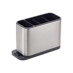 Kitchen Utensil Holder for Countertop Flatware Organizer Utensil Crock Holder Caddy Anti Slip Drip Tray Stainless Steel Flatware Cutlery Drainer Home Kitchen 4 Divider Drip Tray,8.27x3.54x5.39 inch(1) Kitchen Utensil Holder for Countertop Flatware Organizer Utensil Crock Holder Caddy Anti Slip Drip Tray Stainless Steel Flatware Cutlery Drainer Home Kitchen 4 Divider Drip Tray,8.27x3.54x5.39 inch(1)