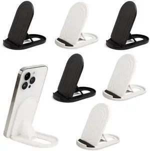 6-Pack Portable Phone & Tablet Stand(Black&White), Foldable Multi-Angle Desk Holders, Adjustable Universal Holder for Samsung Galaxy, iPad, iPhone 6-Pack Portable Phone & Tablet Stand(Black&White), Foldable Multi-Angle Desk Holders, Adjustable Universal Holder for Samsung Galaxy, iPad, iPhone