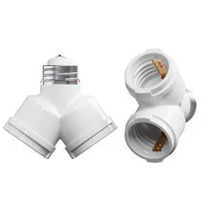 E26 Splitter Adapter 2 Pack, 1 to 2 E26 Socket, ETL Listed 660W E26 Splitter Adapter 2 Pack, 1 to 2 E26 Socket, ETL Listed 660W