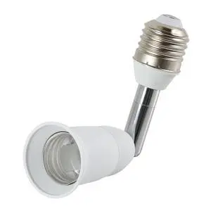 Light Socket Extender 90 Degree Bending E27 to E27 Bulb Base Lamp Holder 180 Degree Adjustable Adapter Light Socket Extender 90 Degree Bending E27 to E27 Bulb Base Lamp Holder 180 Degree Adjustable Adapter