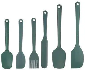 Silicone Spatula Set of 5-600°F Heat Resistant Kitchen Scraper Spatulas, Strong Steel Core and One-Pieces Seamless Design, Great for Cooking Mixing & Baking - BPA Free & Dishwasher Safe (green) Silicone Spatula Set of 5-600°F Heat Resistant Kitchen Scraper Spatulas, Strong Steel Core and One-Pieces Seamless Design, Great for Cooking Mixing & Baking - BPA Free & Dishwasher Safe (green)