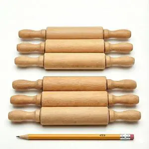 Kids Mini Rolling Pins (6-Pack) Splinter-Free, Non-Stick Hardwood for Baking, Sensory Crafts, Play-Doh, Clay, Therapeutic Fine Motor Skills for Toddlers, Great Gift for Children Kids Mini Rolling Pins (6-Pack) Splinter-Free, Non-Stick Hardwood for Baking, Sensory Crafts, Play-Doh, Clay, Therapeutic Fine Motor Skills for Toddlers, Great Gift for Children