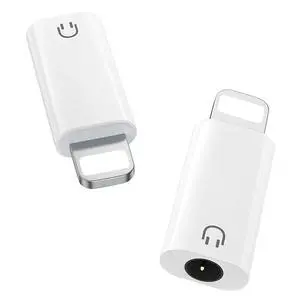 Lightning to 3.5mm Headphone Aux Adapter, for Music Playback Only Lightning to 3.5mm Headphone Aux Adapter, for Music Playback Only
