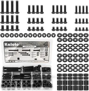 132Pcs Universal TV Mounting Hardware Screws Kit Set M4-M8 132Pcs Universal TV Mounting Hardware Screws Kit Set M4-M8